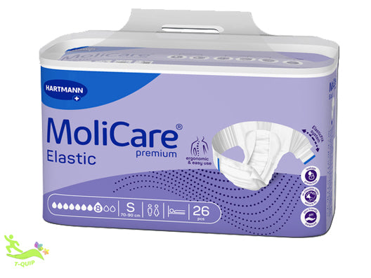 MOLICARE PREMIUM ELASTIC 8 drop Overnight - Small