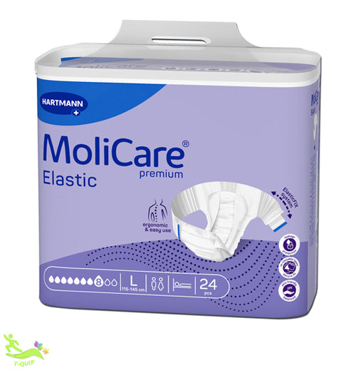 MOLICARE PREMIUM ELASTIC 8 drop Overnight - Large