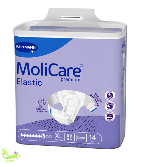MOLICARE PREMIUM ELASTIC 8 drop Overnight - X-Large