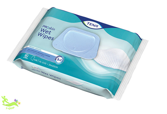 TENA PROSKIN WET WIPES 48s