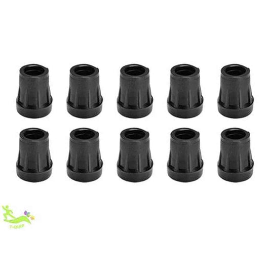 Rubber Ferrules | 27mm Grey | 10 Pack Non-Slip - T QUIP