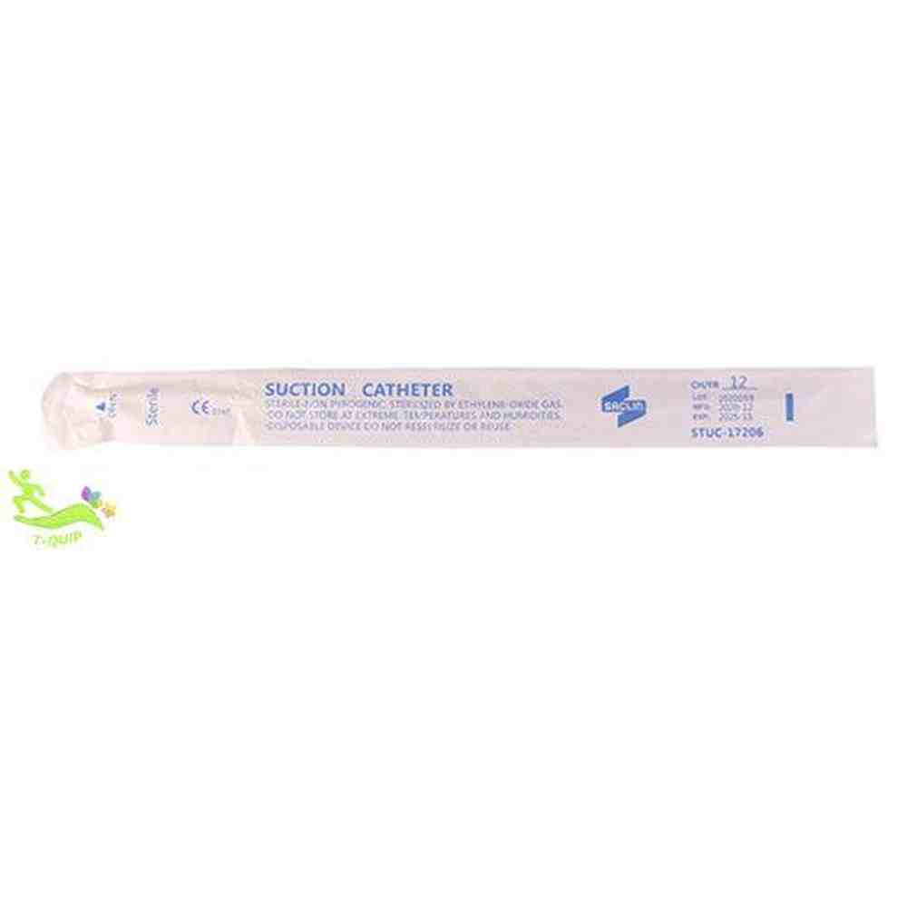 Saclin 12fr precision fluid extraction lines – White connector (10-pack) - T QUIP