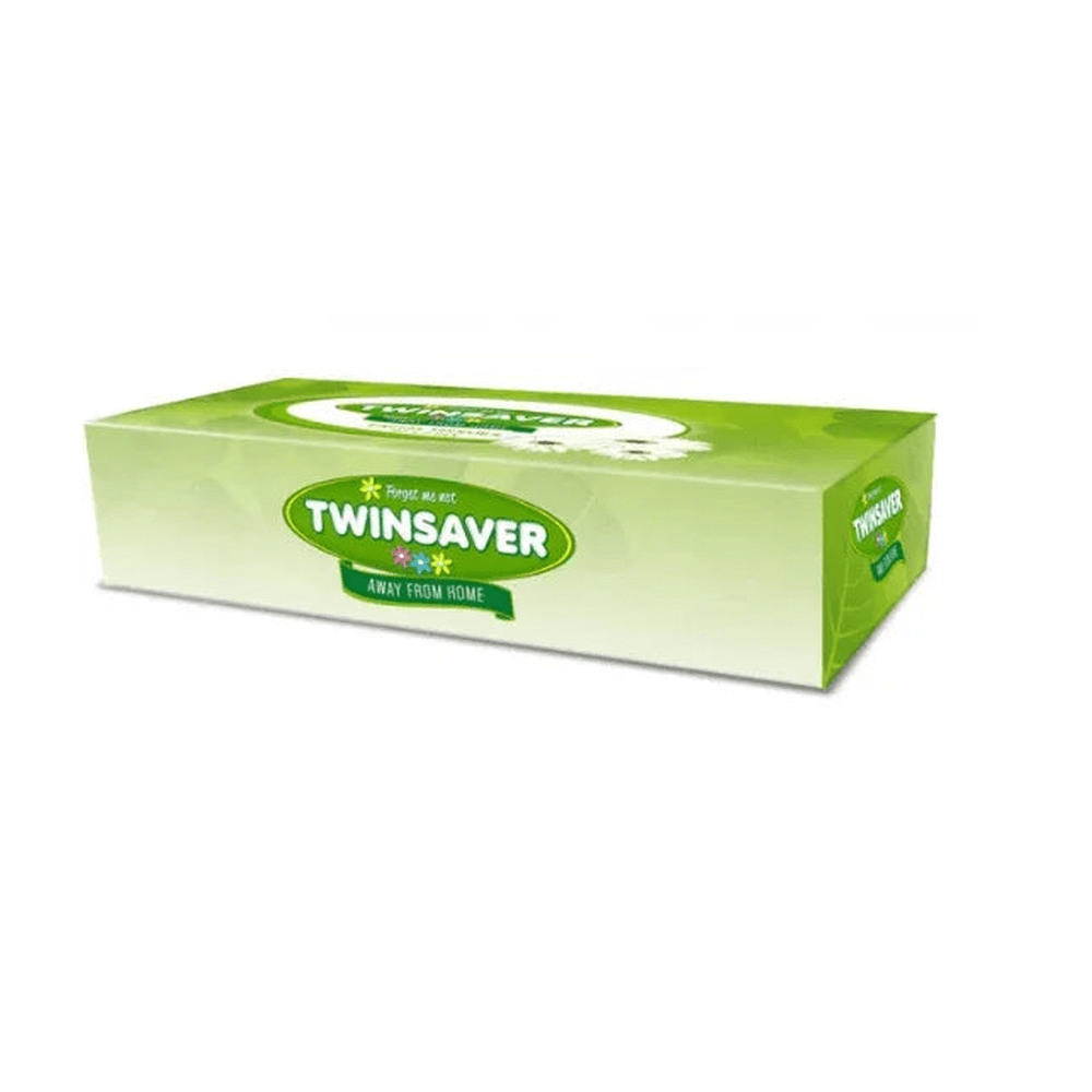 Twinsaver 2-ply white toilet tissue - 90S (PACK OF 6) - T QUIP