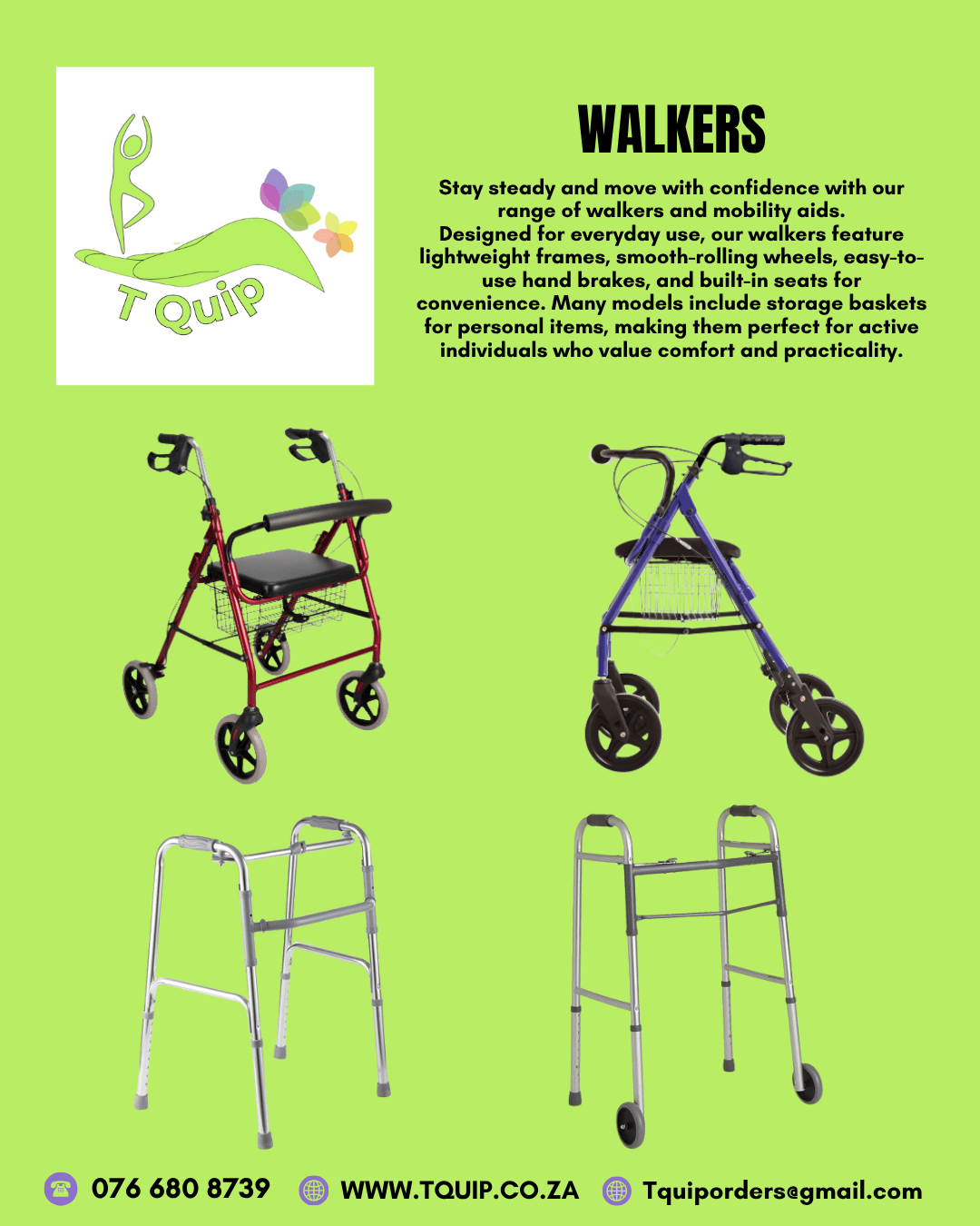 What is the best walker for an elderly person with balance problems? - T QUIP