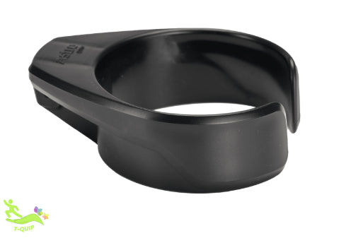 Plastic Cuffs for Crutches Adult Black - (10 PACK)