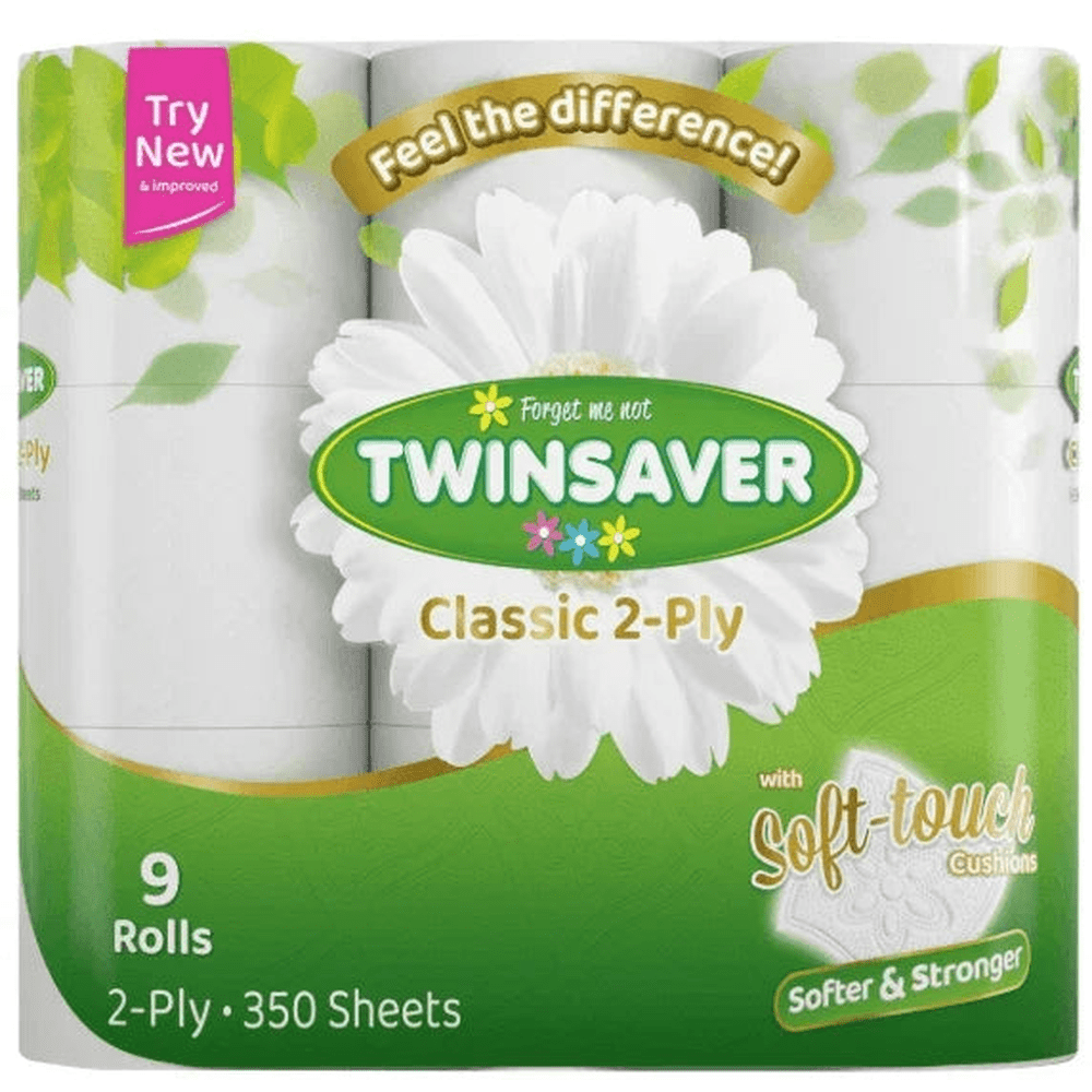 TOILET PAPER 2PLY SUPERIOR 9S - T QUIP